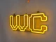 Неоновая вывеска WC 420x170 Желтый - изображение 4