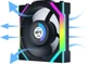 Кулер для корпуса Lian Li Uni Fan SL Wireless LCD Reverse 120-1 Black (G99.12RSLLCD1W1B.00) - изображение 7