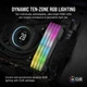 Модуль памяти Corsair DDR5 96GB (2x48GB) 6000 MHz Vengeance RGB Grey (CMH96GX5M2E6000Z36) - изображение 7