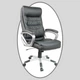Офісне шкіряне крісло Sofotel EG-226 чорне 2260 - изображение 1