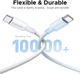 Кабель Ugreen L502 USB-C to USB-C PD 100W 5A Fast Charging Braided Cable 2 м White (UGR-35221) - изображение 2
