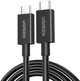 Кабель Ugreen L703 USB-C to USB-C Thunderbolt 5 PD 3.1 120Gbps 240W 5A 16/8/4K 1 м Black (UGR-45996) - изображение 1
