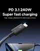 Кабель Ugreen L703 USB-C to USB-C Thunderbolt 5 PD 3.1 120Gbps 240W 5A 16/8/4K 1 м Black (UGR-45996) - изображение 2