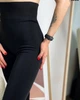 Жіночі теплі лосини на байці з високою посадкою чорні One size - изображение 2