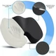 Ортопедическая подушка для сиденья Memory Foam Bodasan анатомическая для офисного кресла, авто, под куприк (MF37) - изображение 4
