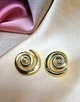 Женские сережки Спирали jewelry Золотые - изображение 5