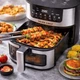 Мультипіч Silver Crest 8 л 4200 Вт аерогриль сенсорне керування Hot Air Technology фритюрниця без олії Чорний з Сріблястим - изображение 3