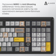 Дротова магнітна клавіатура Ajazz AK980 MAX Magnetic switches Black Grey Yellow (AK980-MAX-M-BGY) - изображение 12