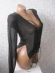 Кофтинка з відкритими плечима Honey Fashion Accessories XS/S/M чорний (50к014) - изображение 8