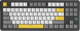 Проводная механическая клавиатура Ajazz AK870 V2 Flying Fish switches Black Grey Yellow (AK870-V2-FF-BGY) - изображение 1