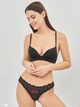 Бюстгальтер без косточек бесшовный с Push-up бесшовный brabrabra 015С 80D Черный (6907207939246) - изображение 3