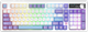 Бездротова механічна клавіатура Ajazz ak980 v2 Gift Switch v2 Purple White Blue (ak980-v2-g-pwb) - зображення 1