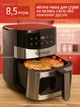 Многофункциональная мультипечь, Rainberg AIR FRYER GRILL на 8,5 литров Аэрогриль, фритюрница без масла, айрогриль 3800 Вт - изображение 2