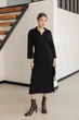 Стильна тепла в"язана сукня 263-1 3XL чорна - зображення 1