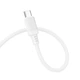Кабель BOROFONE BX115 Lotto 60W silicone cable Type-C to Type-C 60W 1м White (6941991119699) - изображение 3