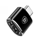 Адаптер Baseus USB Female To Type-C Male Adapter Converter Black (CATOTG-01) (18295) - зображення 1