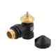 Комплект для подключения радиатора угловой Raftec BLACK термостатический 1/2" DKTU11-B - изображение 4
