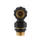 Комплект для подключения радиатора угловой Raftec BLACK 1/2 DKU11-B - изображение 4
