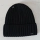 Шапка мужская Talan теплая с подворотом зима подкладка флис черная one size (1649B) - изображение 3