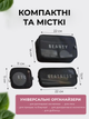 Косметички органайзеры дорожные несессер travel для хранения косметики средств гигиены лекарств мелочей набор 3 шт компактные прочные портативные нейлоновые для аксессуаров чемодана сумки поездок путешествий автомобиля удобные в дорогу черные 3DTOYSLAMP - изображение 7
