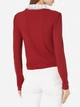 Пуловер женский Tommy Hilfiger 738449656 XL Красный (1159851618) - изображение 2