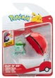 Фігурка Jazwares Pokemon Clip N Go Бульбазавр з Poke Ball (PKW3634) (191726709763) - зображення 1