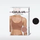Бюстгальтер без кісточок безшовний Giulia Cami Top Grain S/M Чорний (4823116929890) - зображення 1