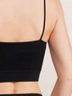 Бюстгальтер без кісточок безшовний Giulia Cami Top Grain S/M Чорний (4823116929890) - зображення 5
