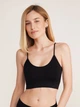 Бюстгальтер без кісточок безшовний Giulia Cami Top Grain S/M Чорний (4823116929890) - зображення 8