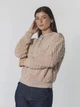 Толстовка утепленная без капюшона женская Tommy Hilfiger 789100416 2XL Бежевая (1159851542) - изображение 1