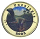 Монета Остров Адонара 7 долларов 2025 UNC Индонезия Динозавр - Уненлагия - изображение 1