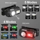 Фонарь налобный T131-XPE+3SMD(Red+Green+Blue+UV), Motion Sensor, Li-Ion аккум, магнит, клипса, ЗУ Type-C - изображение 14