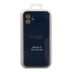 Чохол Silicone Case Full Size with Frame для iPhone 12 70.Deep Navy - зображення 4