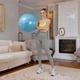 Фитбол Hop-Sport 45см голубой + насос - изображение 6
