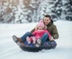 Тюбинг зимний 100 см с камерой — надувные сани (плюшка, ватрушка) - изображение 2