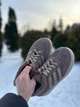 Женские коричневые теплые кроссовки из натуральной замши 40 (2234) - изображение 4