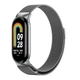 Ремінець для Xiaomi Mi Band 8/9/10 Milanese Loop Grey - изображение 1