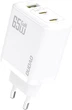 Ładowarka sieciowa Dudao A29C 2 x USB-C/1 x USB-A 65W White + kabel USB-C (6976625334926) - obraz 2