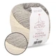 Laines du Nord Poema Cashmere, Ванильный Грей №106, пряжа с альпаки и шерсти, 100 г / 500 м, для вязания шарфов, снудов, свитеров, кардиганов и пледов - изображение 1