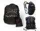 Чехол для рюкзака 35л PackProof накидка на рюкзак Чёрный - изображение 2