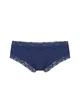 Женские трусики Victoria's Secret (289518316021) Cotton Shadow Stripe Lace-Waist Cheeky XS синие - изображение 3