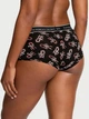 Женские трусики шортики Victoria’s Secret (38199761322) Logo Cotton Boyshort XS черные - изображение 2