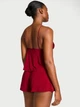 Пижама модал Victoria's Secret SoSoft Lace-Trim Flyaway Cami Set XS бордовая (365321193181) - изображение 2
