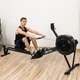 Гребний тренажер повітряний Gymtek XR4000 до 200 кг + Пояс для пульсу (Bluetooth, Kinomap) - зображення 9