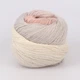 Laines du Nord Poema Cashmere, Туманный рассвет №100, пряжа с альпаки и шерсти, 100 г / 500 м, для вязания шарфов, снудов, свитеров, кардиганов - изображение 2