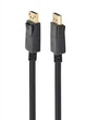 Кабель DisplayPort (M) — DisplayPort (M), 5 м, чорний, Cablexpert, V1.2, 60 Гц (CC-DP2-5M) - зображення 2