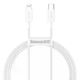 Кабель Baseus Superior Series Fast Charging Type-C to Lightning PD 20W (1m) white - зображення 1
