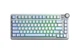 Механічна бездротова (Bluetooth + 2,4G) клавіатура з HOT SWAP AULA AU75, RGB, Star Vector switch, 81key, Mac/Win УКР/АНГЛ Light Blue Grey /Блакитно сіра (AU75LBG) - зображення 1