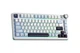Механічна бездротова (Bluetooth + 2,4G) клавіатура з HOT SWAP AULA AU75, RGB, Star Vector switch, 81key, Mac/Win УКР/АНГЛ Blue White Dark Purple/Синій Білий (AU75BWDP) - зображення 1