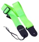 Ремень для гитары DIMARZIO NYLON WITH LEATHER ENDS (NEON GREEN) - изображение 2